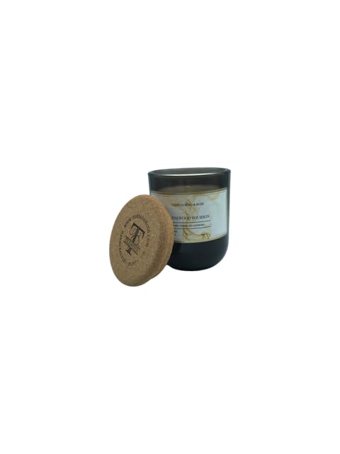 Sandalwood Bourbon Non-Toxic Candles - Natural Candles for Men - Aromatherapy Candle Relaxing