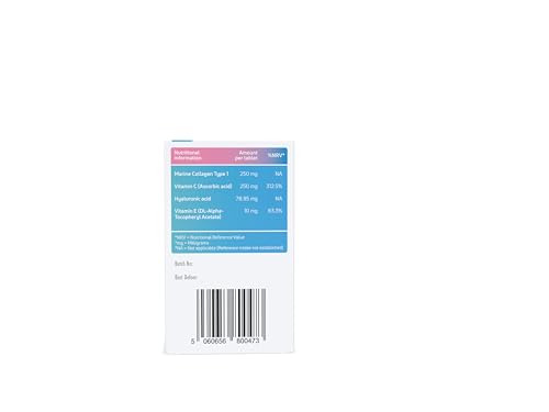 Collagen Complex - Collagen + Hyaluronic Acid + Vitamin C + Vitamin E - Tablets