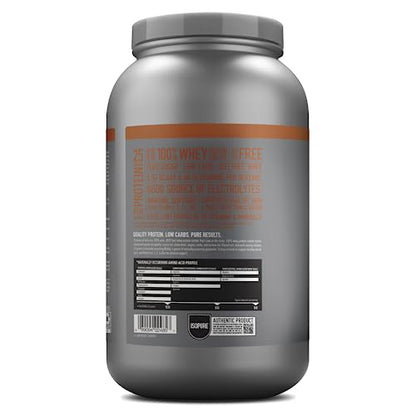Isopure Protein Powder, Low Carb Whey Isolate with Vitamin C & Zinc for Immune Support