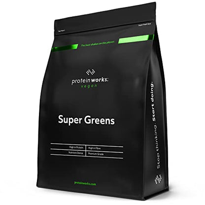 Protein Works Super Greens Powder - Nutrient Dense Detox Shake - Supports Immune System