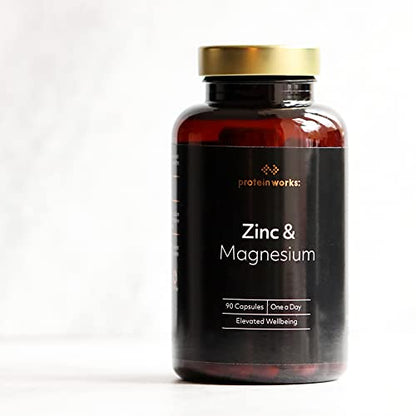 Protein Works - Zinc & Magnesium Supplement Tablets - Added Vitamin B6 - Combats Tiredness & Fatigue