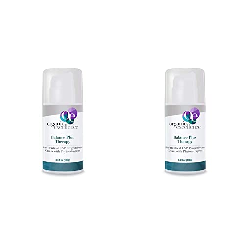Organic Excellence Balance Plus Therapy Bio-Identical Progesterone Cream with Phytoestrogens