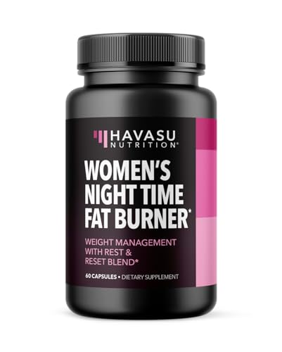 Night Time Fat Burner for Women - Weight Loss and Sleep Support Blend With Vitamin D