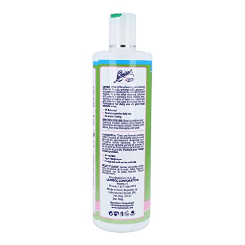 Lemisol Feminine Wash, Daily Cleanser, Hypoallergenic, 16 FL Oz, Bottle