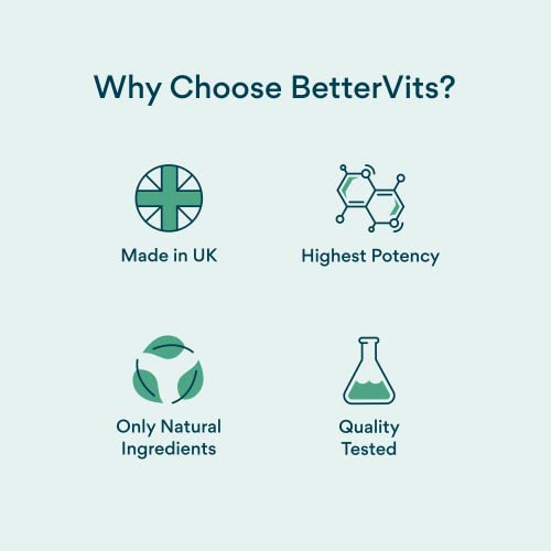 Bettervits Collagen Complex - 1000mg Hydrolyzed Capsules - Skin - Hair - Nails
