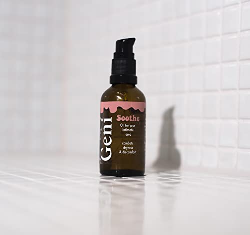 Geni Soothe - Perfume and SOAP Free Intimate Oil. Gentle Alternative to Intimate wash. Moizturizes