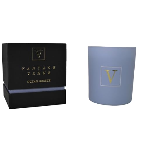 Vantage Venue - Premium Quality Wooden Wick Scented Candles | Aromatherapy Soy Wax Candle