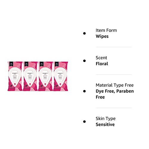 Summer's Eve Sheer Floral Daily Refreshing Feminine Wipes, Removes Odor, pH balanced