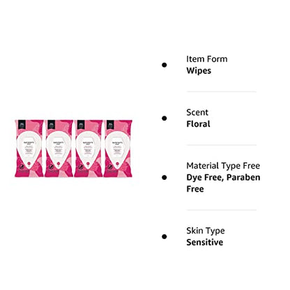 Summer's Eve Sheer Floral Daily Refreshing Feminine Wipes, Removes Odor, pH balanced