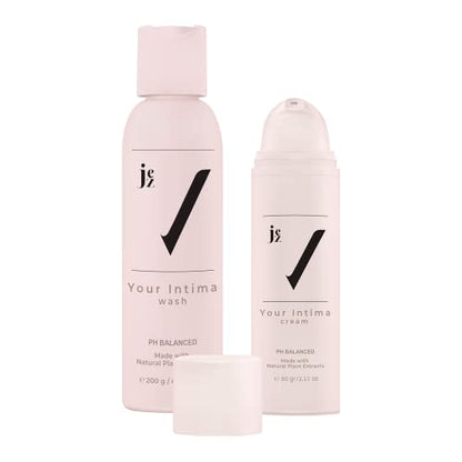 Jez The Fresh Set of 2 - Women's Feminine Care, Natural Vulva Hygiene Products, 100% Vegan & pH