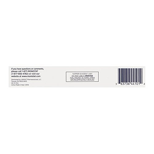 Monistat 1-Day Yeast Infection Treatment - Prefilled - Tioconazole Ointment