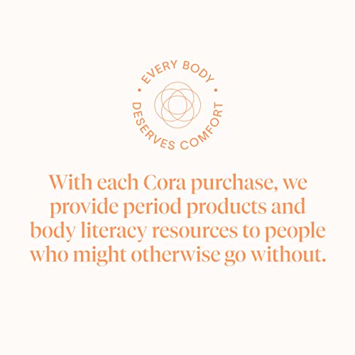 Cora Organic Applicator Tampons - Super Absorbency - 100% Organic Cotton, Unscented