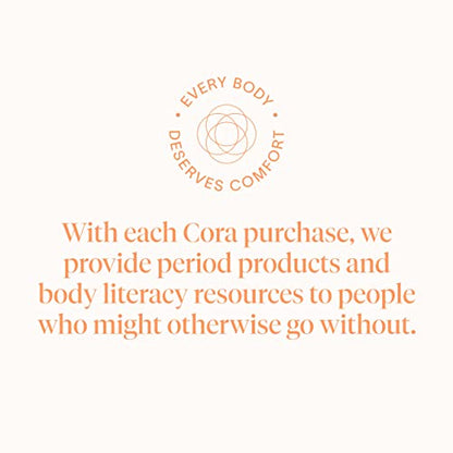 Cora Organic Applicator Tampons - Super Absorbency - 100% Organic Cotton, Unscented