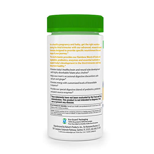 Rainbow Light Vibrance Trimester 3 Prenatal Multivitamin - 60 Count