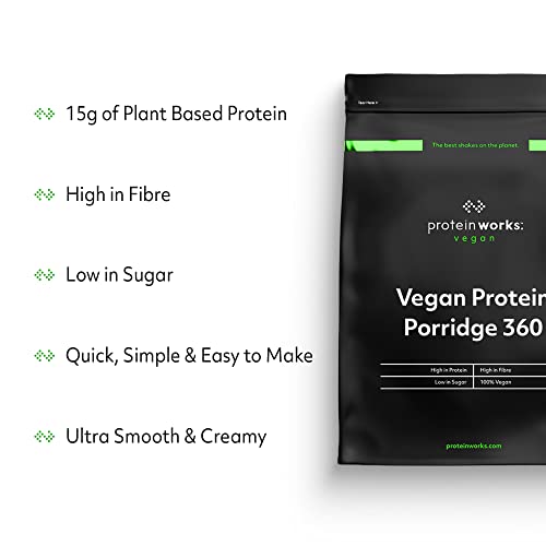 Protein Works - Vegan Protein Porridge 360 - High Protein Breakfast - Plant-Based - Chocolate - 450g