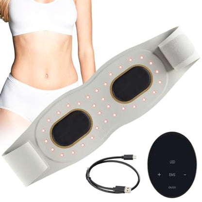 Red Light Therapy Belt Vibrating for Muscle Recovery and Pain Relief