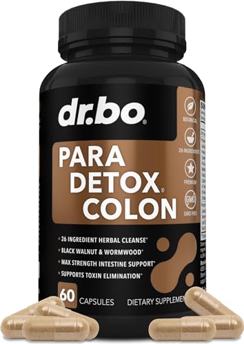 Colon Cleanse Pills Body Detox - Intestinal Guard Cleanser for Stomach - Natural Weight 