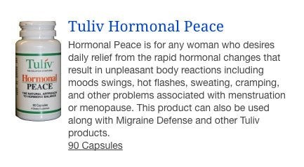 Tuliv Hormonal Peace for Relief of Menopause Symptoms