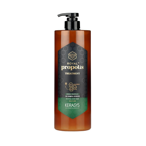 Kerasys Propolis Royal Jelly Extract Green Tea Olive Oil Shiny and Healthy Hair Propolis Green Moisture 33.8 fl oz / 1L (Treatment, 1-Pack)
