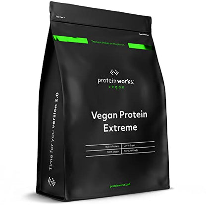 Protein Works - Vegan Protein Extreme - 29g Plant Based Protein - Added Vitamin Blend