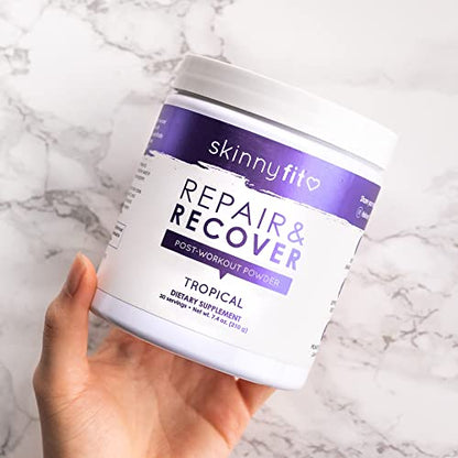 SkinnyFit Repair & Recover 30 Servings: BCAA Powder for Women, Branched Chain Amino