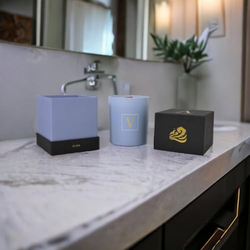 Vantage Venue - Premium Quality Wooden Wick Scented Candles - Aromatherapy Soy Wax Candle