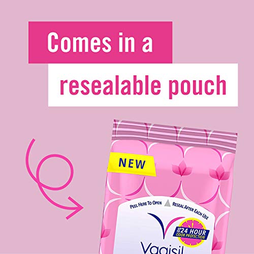 Vagisil Odor Block Multipack for Women, Daily Intimate wash, 20 Feminine Wipes, and Dry Wash
