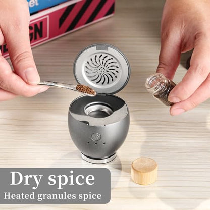 ARTRONIC Orbby Portable Aromatherapy Diffuser - Adjustable Temp - Natural Agarwood