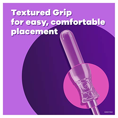 Tampax Radiant Tampons 42 R 2.7X 3/4/ 42ct, Pink and Blue