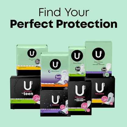 U by Kotex Clean & Secure Panty Liners, Light Absorbency, Extra Coverage, 112 Count