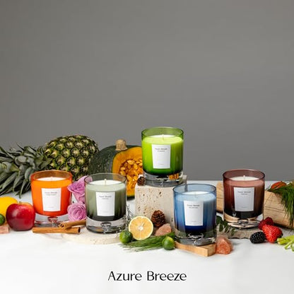 Pumpkin Scented Candles for Home - 12 oz, 70 Hours Burning - Natural Essential Oils & Soy Wax