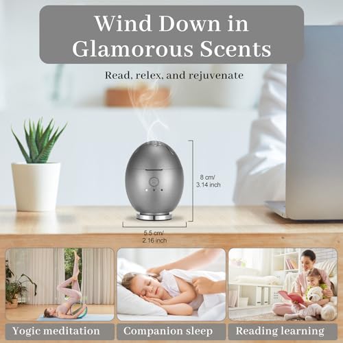 ARTRONIC Orbby Portable Aromatherapy Diffuser - Adjustable Temp - Natural Agarwood