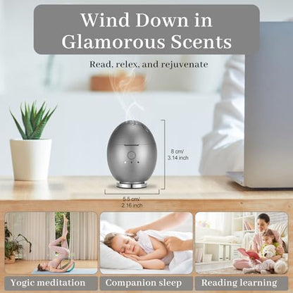 ARTRONIC Orbby Portable Aromatherapy Diffuser - Adjustable Temp - Natural Agarwood