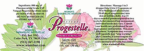 Progestelle 2 Bottles of Progesterone Skin Oil Purer Than Progesterone Cream for Women, Bioidentical