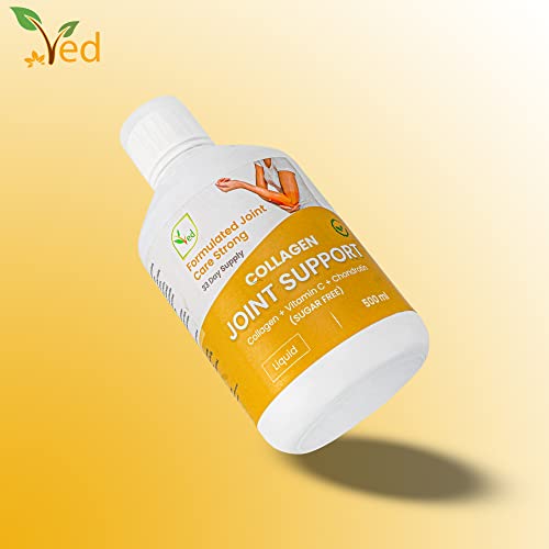 Hydrolyzed Liquid Collagen Food Supplement - Support for Joints, Skin, Muscles, Hair, &Nail Growth