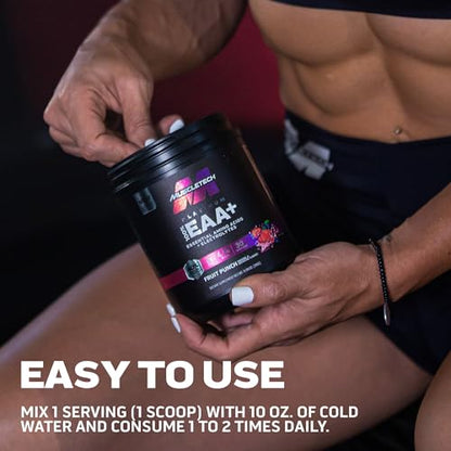 MuscleTech - Platinum 100% EAA+ - Essential Amino Acids - Muscle Strength Builder