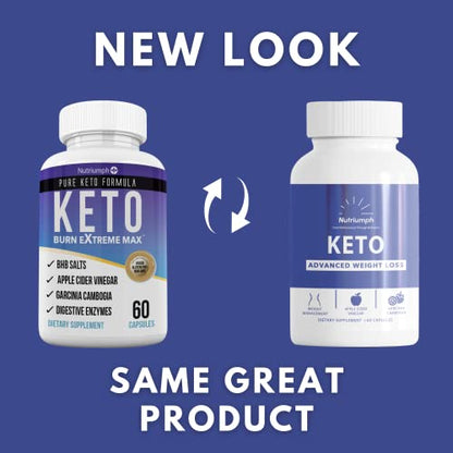 Nutriumph Keto BHB exogenous ketones - Keto Diet Pills - Advanced Ketone Supplement