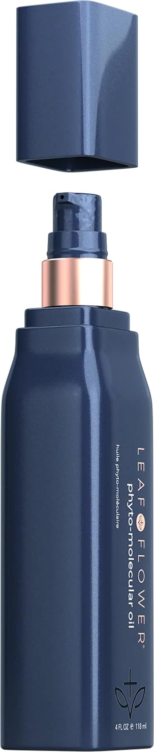 Leaf Flower Phyto-Molecular Oil 4 oz - Blue - With Good Store Packaging