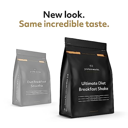 Protein Works - Ultimate Diet Breakfast Shake - Low Calorie Breakfast Shake - Low Sugar High Protein Breakfast