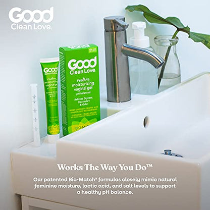 Good Clean Love Restore Moisturizing Vaginal Gel, pH-Balanced, Water-Based with Aloe Vera & Lactic Acid