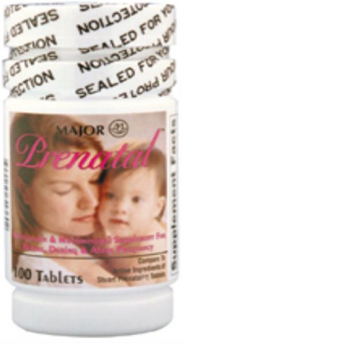 Prenatal Tablets, 27-0.8mg, 100ct