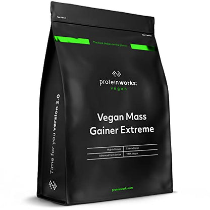 Protein Works - Vegan Mass Gainer Extreme - High Calorie Protein Powder - Weight Gainer
