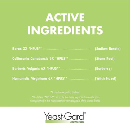Yeast-Gard Homeopathic Formula Gel Soothes & Cools - 1 Ounce