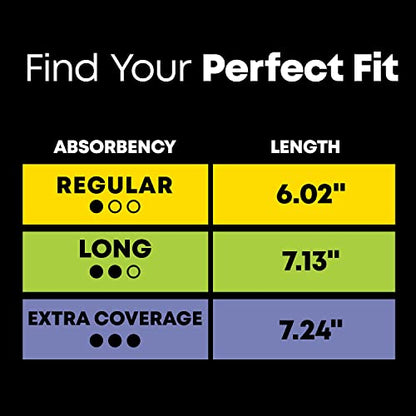 U by Kotex Clean & Secure Panty Liners, Light Absorbency, Extra Coverage, 112 Count