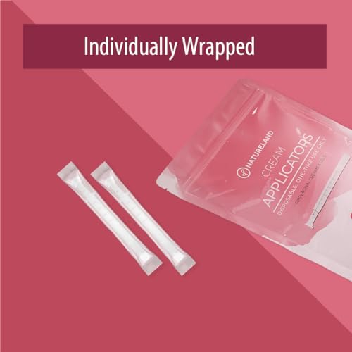 Natureland Disposable Plastic Vaginal Applicator: For Gel or Cream Products - Includes Dual