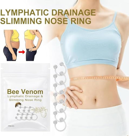 Tarcegta Bee Venom Lymphatic Drainage and Slimming Nose Ring, Bee Venom Lymphatic Drainage