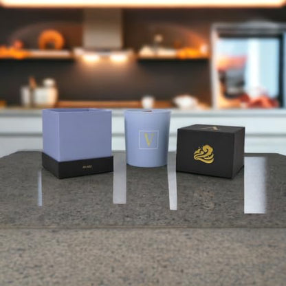 Vantage Venue - Premium Quality Wooden Wick Scented Candles - Aromatherapy Soy Wax Candle