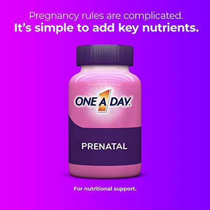 One-A-Day Prenatal 1 with DHA & Folic Acid Softgels, 30 ea (Pack of 4)