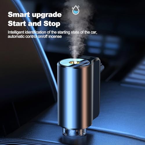 VEAREAR Smart Car Air Freshener Diffuser, Car Essential Oil Diffuser with 3 Adjustable Intensity Modes