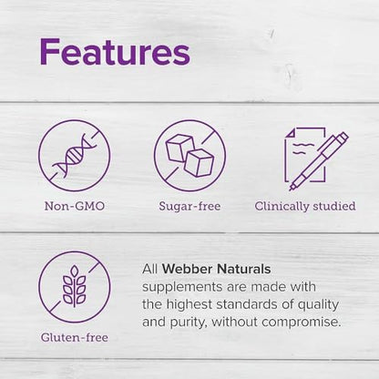 Webber Naturals Collagen30 Bioactive Collagen Peptides 2500 mg 180 Tablets